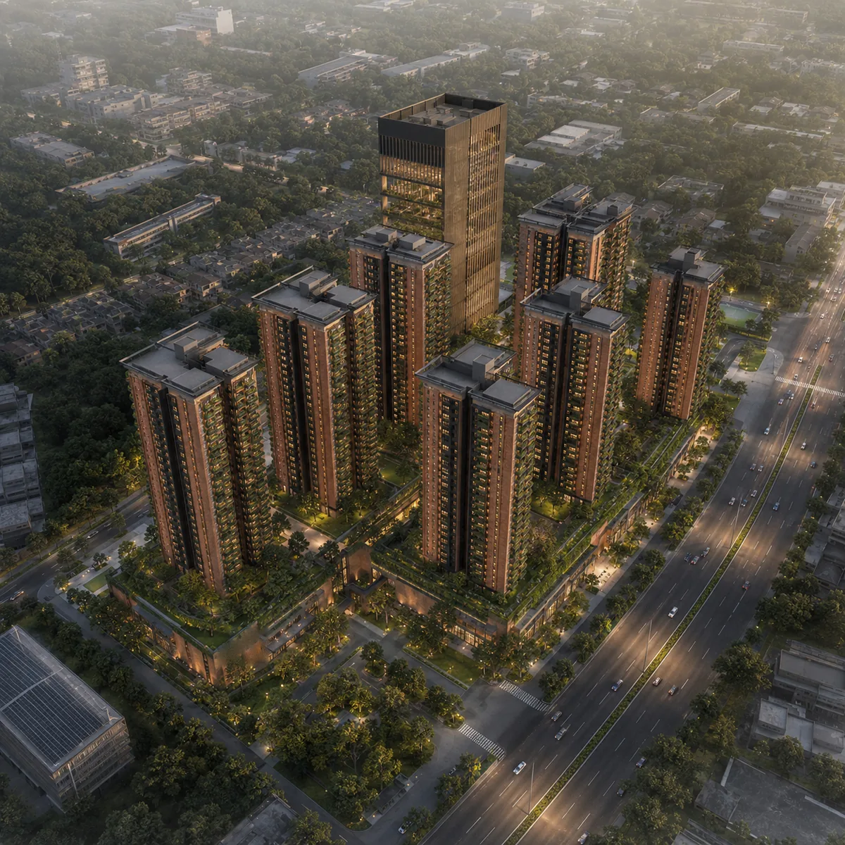 Total Environment Sarjapur project exterior reference image
